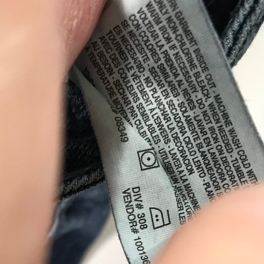 (SOLD)Nine West Boot Cut Jeans sz 12 Mid Rise - Picture 11 of 11